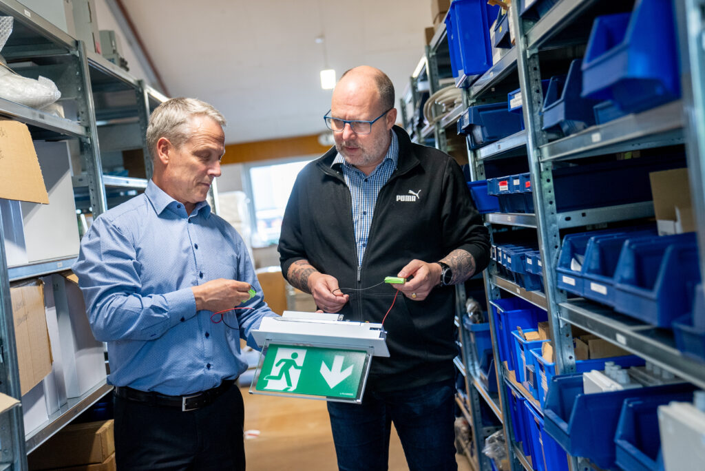 Torben Lohse, UniPoint A/S & Underviser Claus Hinge fra Den Jyske Håndværkerskole