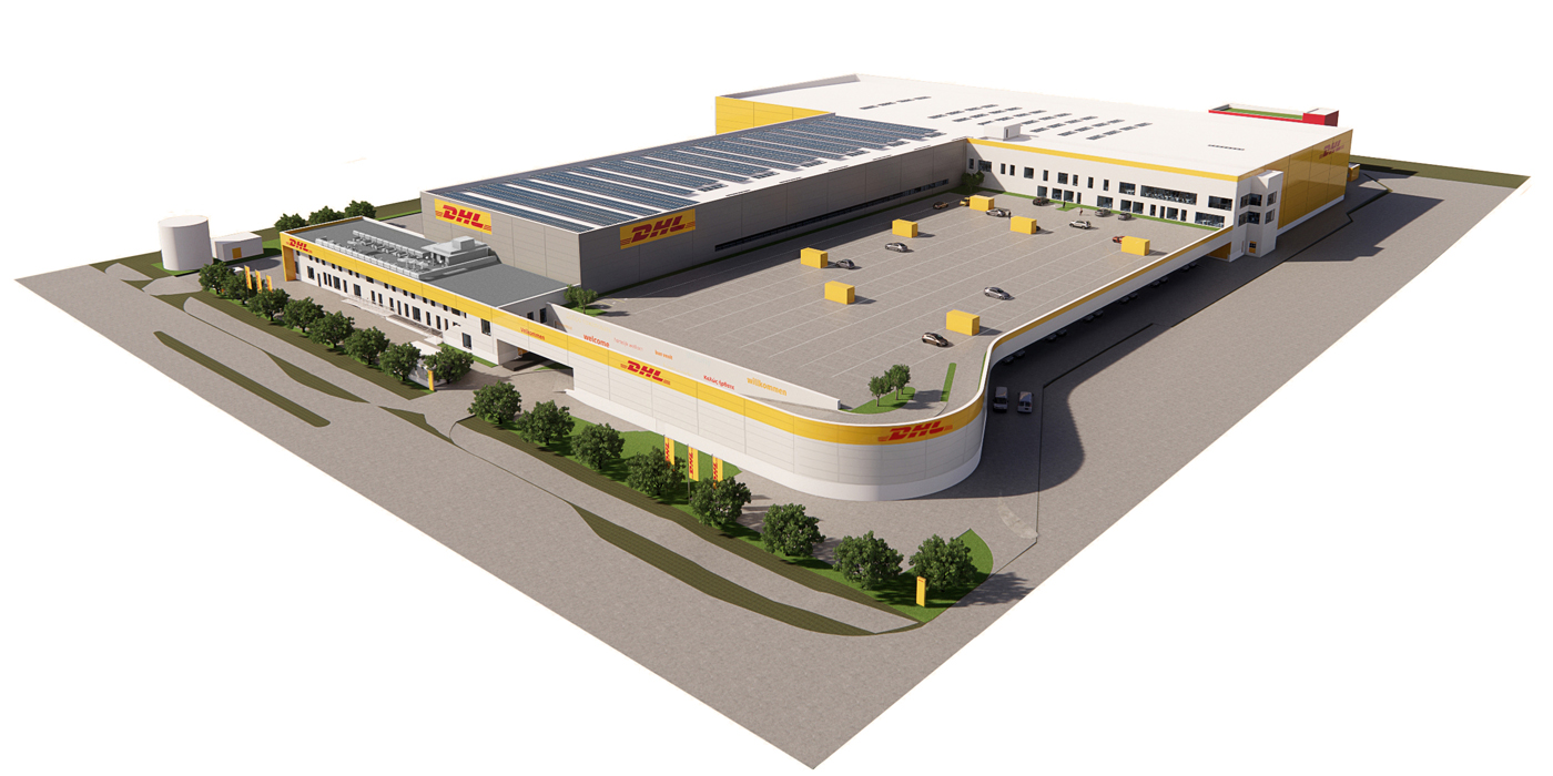 DHLs nye fragtterminal ved Kastrup Lufthavn